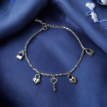 Keys and Lock Bracelet