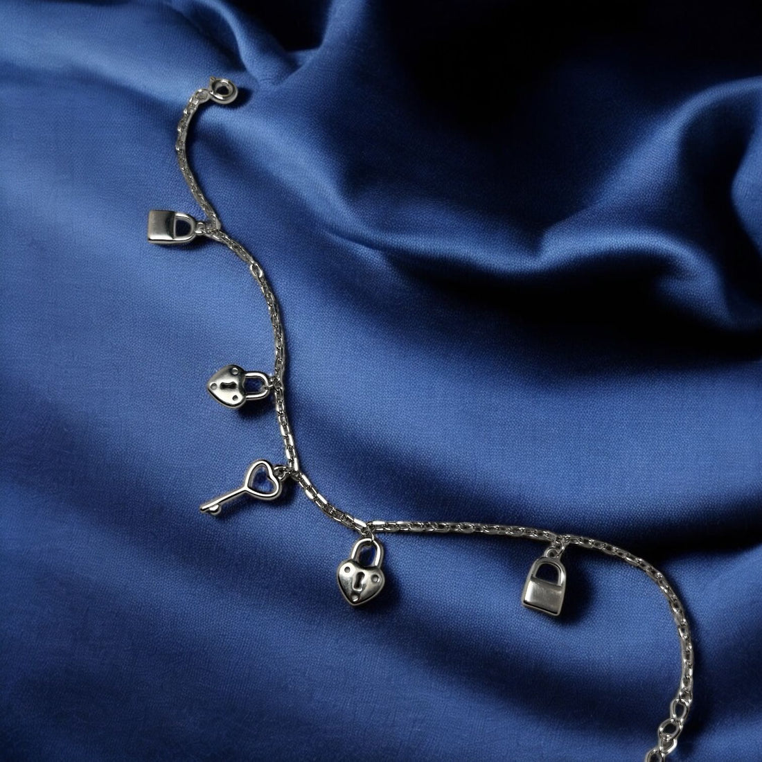 Keys and Lock Bracelet