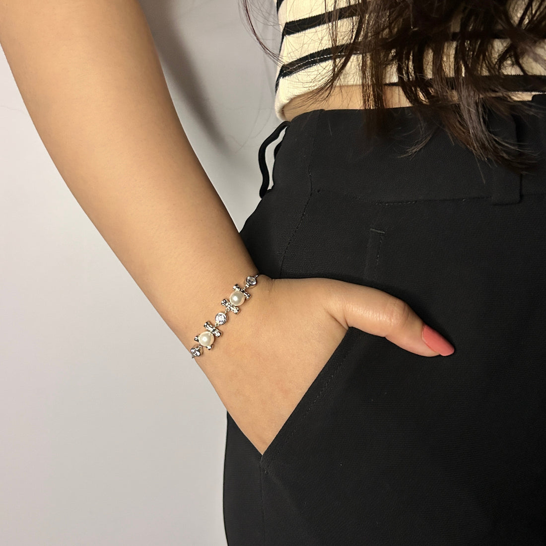 Bamboo Pearl Bracelet