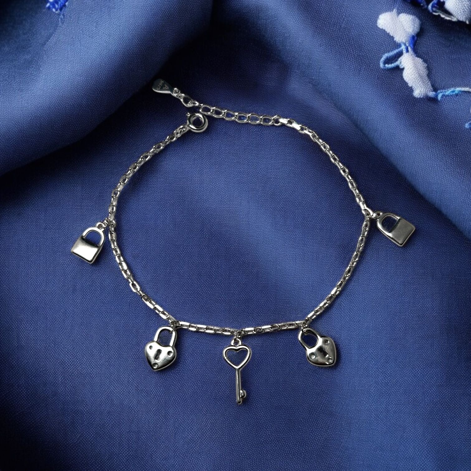 Keys and Lock Bracelet