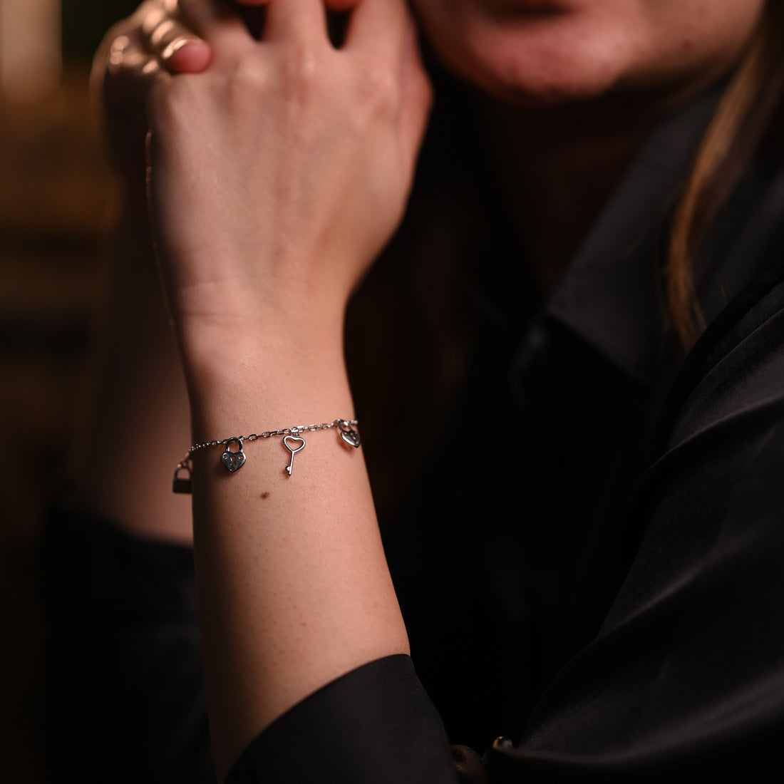 Keys and Lock Bracelet